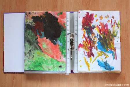 Папка для хранения детских поделок