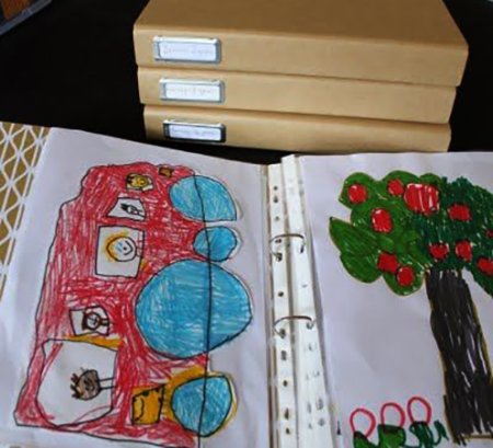 Альбом для хранения детских рисунков