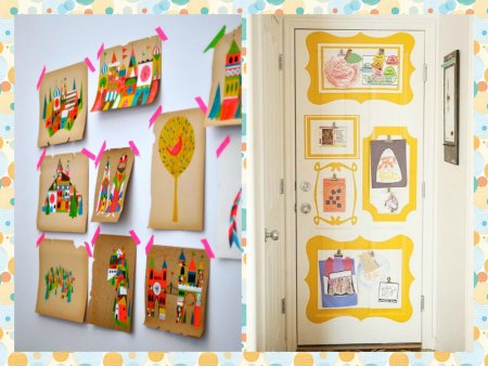 Хранение детских поделок и рисунков