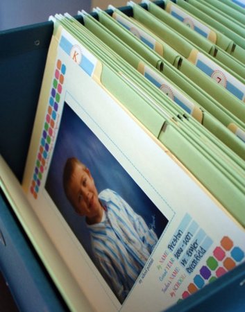 Папка для хранения детских поделок