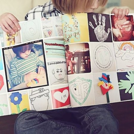 Фотокнига из детских рисунков
