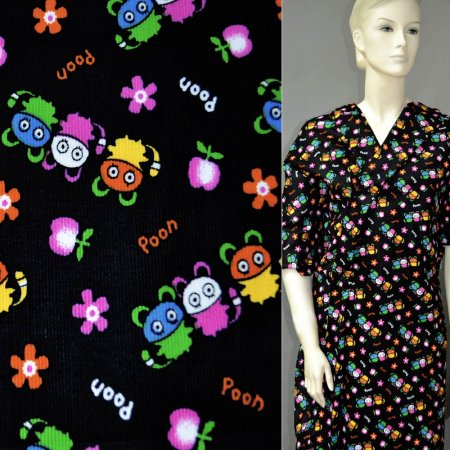 Цветочная расцветка ткани