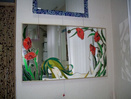 Витраж на зеркале