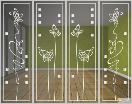 Пескоструйный рисунок современный