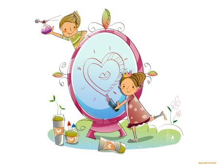 Зеркало рисунок для детей