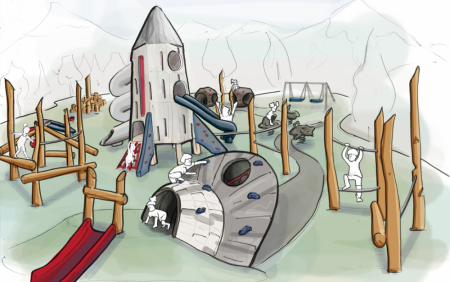 Эскизный проект детской площадки