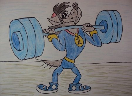 Рисунок на спортивную тему