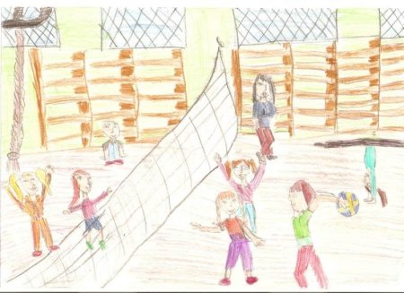 Рисунок на тему физкультура