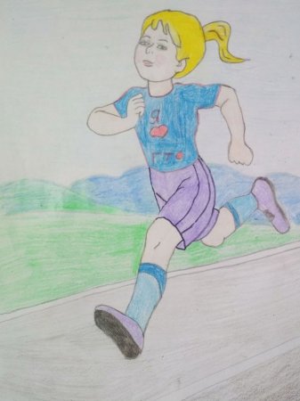 Рисунок на тему мой любимый вид спорта