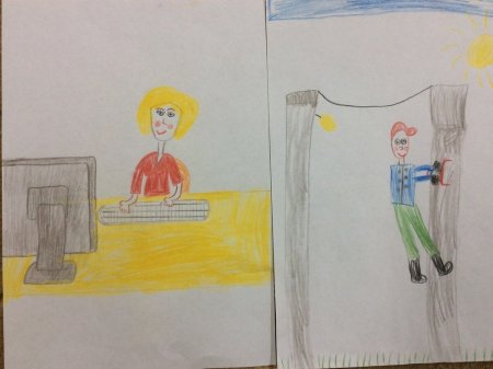 Рисунок на тему профессия моих родителей