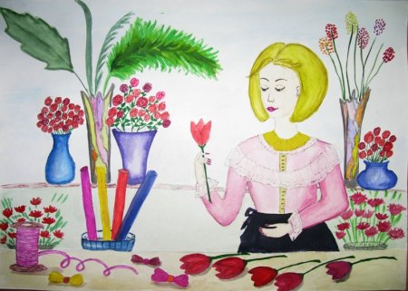 Цветоводство рисунок