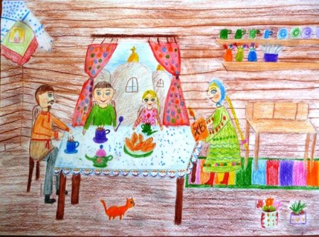 Рисунок на тему семейные традиции