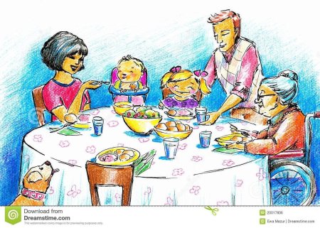 Рисование тема семейный праздник