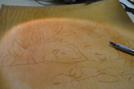 Рисунки для вырезания на коже