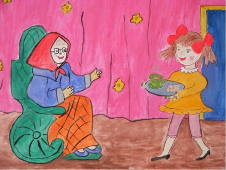 Рисунок с драматическим сюжетом