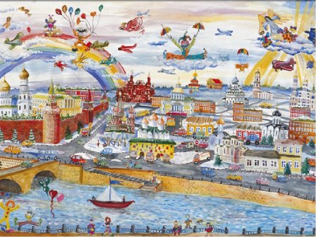 Города России рисунки