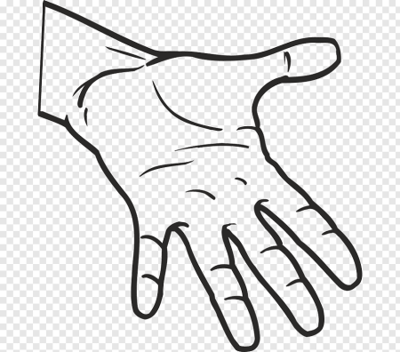 Трафарет руки