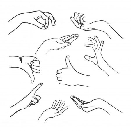 Очертание руки