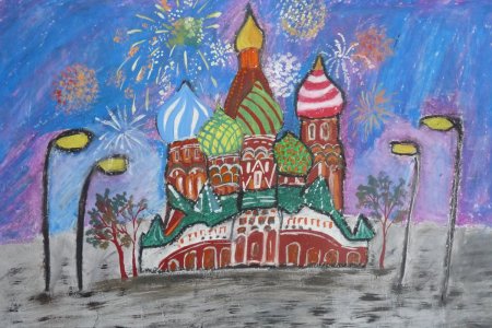 Кремль рисунок