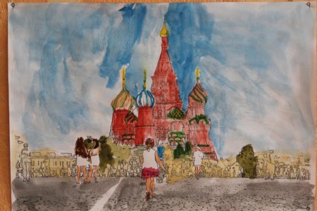 Спасская башня Кремля для детей