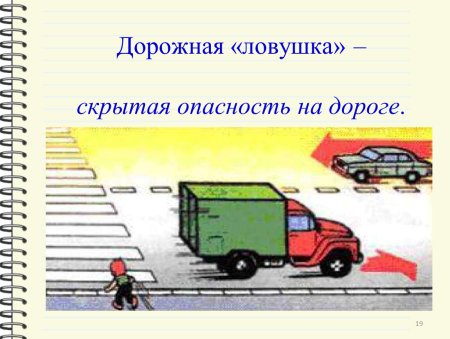 Плакат дорожные ловушки