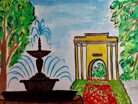 Достопримечательности Омска рисунки