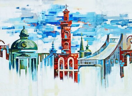 Омск рисунки города