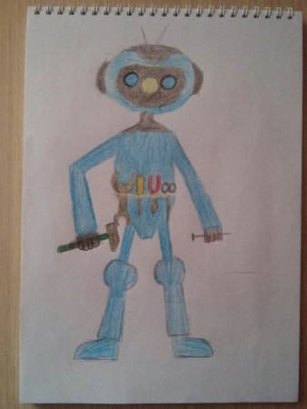 Робот помощник рисунок