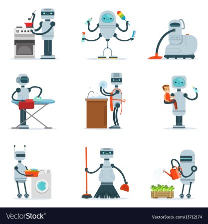 Роботы помощники в доме для детей