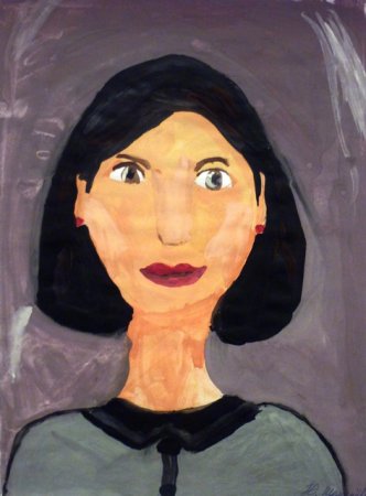 Изо.2 кл. Портрет мамы.