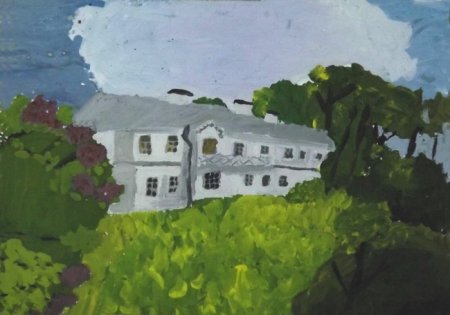 Детский рисунок Ясная Поляна