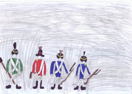 Рисунок Бородино 5 класс