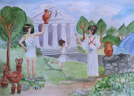 Мифы Древней Греции глазами детей