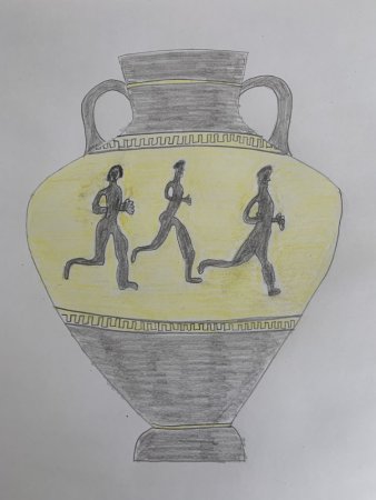 Олимпийские игры в древней Греции детские рисунки