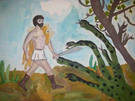 Древняя Греция карандашом