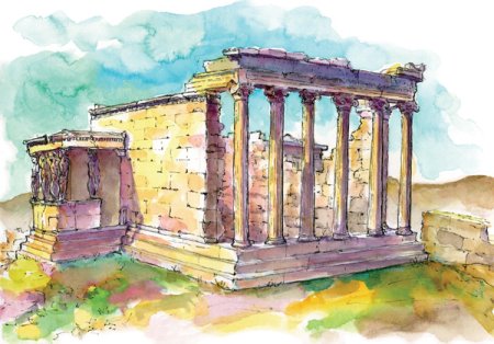 Греция рисунок 3 класс