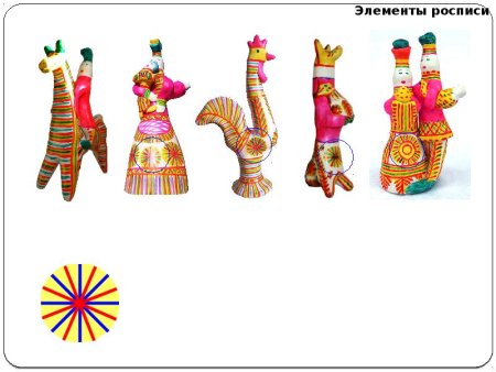 Рамка Филимоновская игрушка