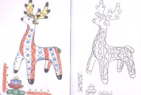 Олешек Дымковская игрушка