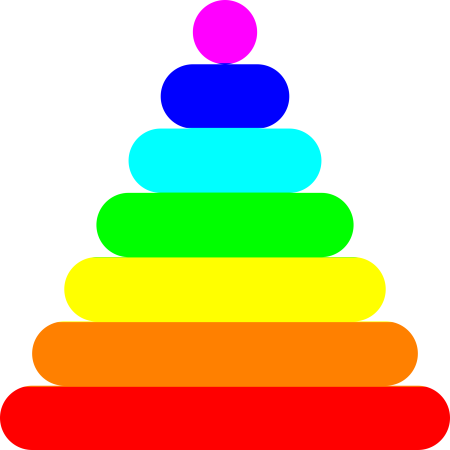 Аппликация пирамидка