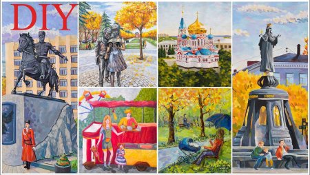 Памятник Петру 1 в Таганроге рисунок