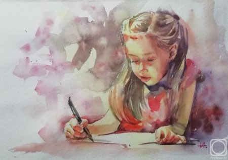 Акварельная живопись для детей