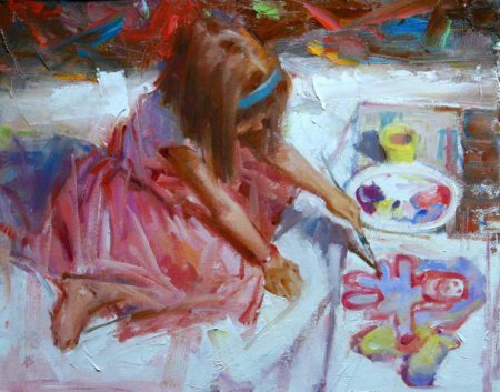 Художники рисующие детей картины