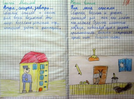 Рисунок для читательского дневника