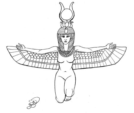 Анубис статуя вектор