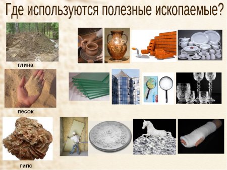 Полезные ископаемые в быту