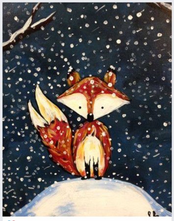 Этапы рисования лисы для дошкольников