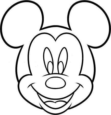 Рисунки для срисовки лёгкие микимаус