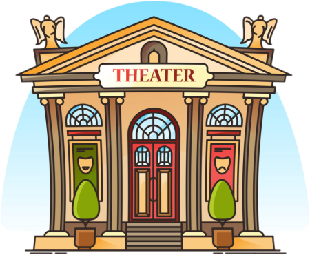 Изображение здания театра для детей
