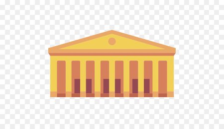 Здание театра на прозрачном фоне