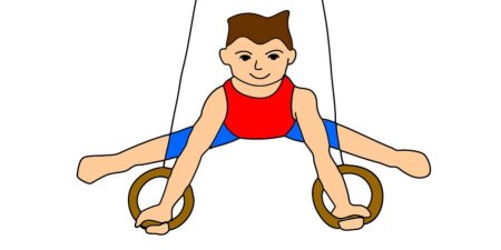 Спортивная гимнастика рисунки для детей